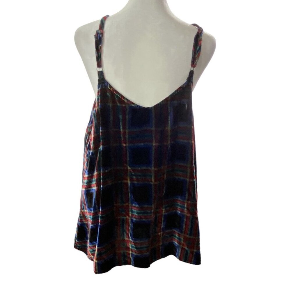 TORRID Women Velvet Cami Top Cropped Sophie Tank Swing Size 0/L Black 2-5 - Picture 14 of 14